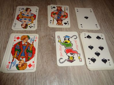 Kartenspiel / Skatkarten---Werbung Spirituosen Schlichte