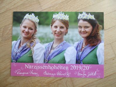 Narzissenkönigin 2019/2020 Sabrina Kranabitl & Prinzessinnen - Autogramme!!!