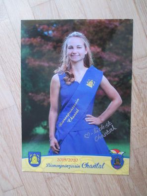 Bienenprinzessin 2019/2020 Chantal - handsigniertes Autogramm!!!
