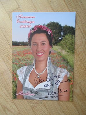 Kremmener Erntekönigin 2019/2020 Madline - handsigniertes Autogramm!!!