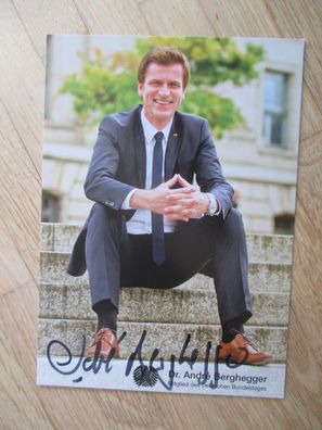 MdB CDU Dr. André Berghegger - handsigniertes Autogramm!!!