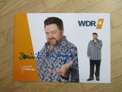 WDR4 Moderator Dominik Freiberger - handsigniertes Autogramm!!!