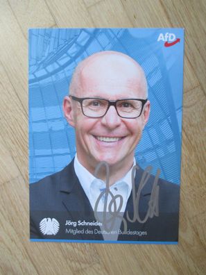 MdB AfD Politiker Jörg Schneider - handsigniertes Autogramm!!