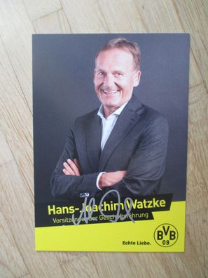 BVB Borussia Dortmund - Hans-Joachim Watzke - handsigniertes Autogramm!!!