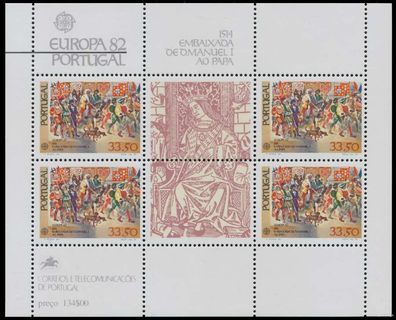 Portugal Block 35 postfrisch X0717F6