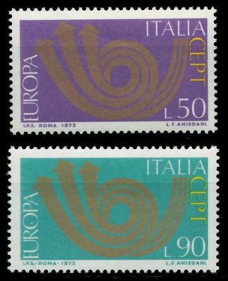 Italien 1973 Nr 1409-1410 postfrisch S7D9D8A