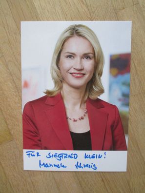 Bundesministerin SPD Manuela Schwesig - handsigniertes Autogramm!!!