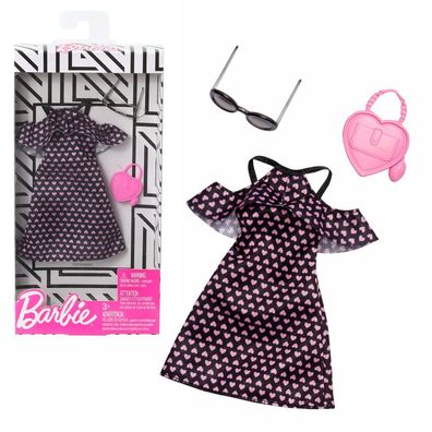 Barbie Multicolor Samba Kleid Mattel FXJ18 Trend Mode Puppen-Kleidung