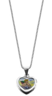 trendor Schmuck Halskette für Kinder Silber 925 Amor Anhänger 60835