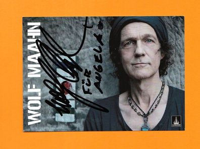 Wolf Maahn (deutschsprachiger Rockmusiker und Songwriter) persönlich signiert (2)