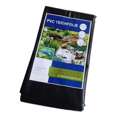 Teichfolie PVC 20m x 2m 0,5mm schwarz Folie für den Gartenteich
