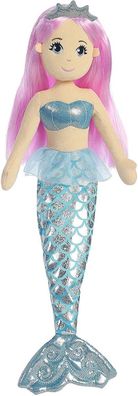 Aurora World 33085 Plüschtier Sea Sparkles Crystal 46 cm Meerjungfrau Doll Plush