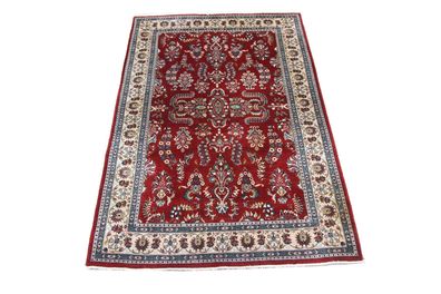 Hochwertiger handgeknüpfter indischer Täbriz -Teppich Maß: 2,22x1,41