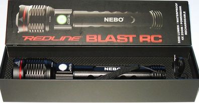 NEBO LED Taschenlampe Redline© BLAST RC 3200 LUMEN NEU/ OVP