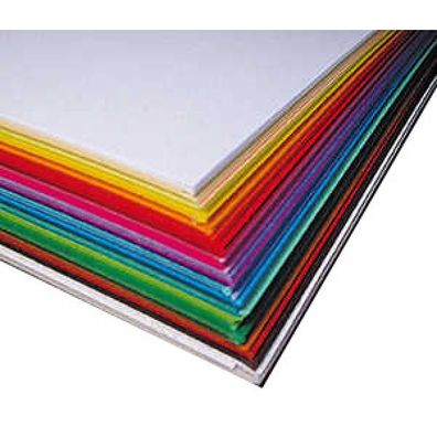 Fotokarton, 300g/ qm, 50 x 70 cm , 25 Bogen, in 25 Farben sort.