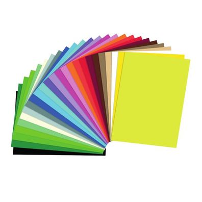 Tonkarton 50 x 70 cm 25 Bogen in 25 Farben sortiert 220 g/ qm