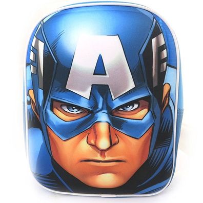 Marvel Avengers Captain America Superheld 3D Kinder Rucksack NEU bag backpack