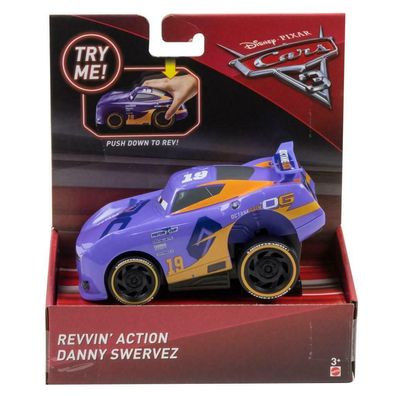 Mattel Disney Cars 3 FGN79 Danny Swervez mit Rückstoßmotor