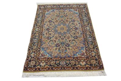 Original handgeknüpfter persischer Issfehan -Teppich Maß: 1,65x1,12
