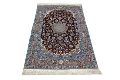Original handgeknüpfter persischer Issfehan -Teppich Maß: 1,67x1,05