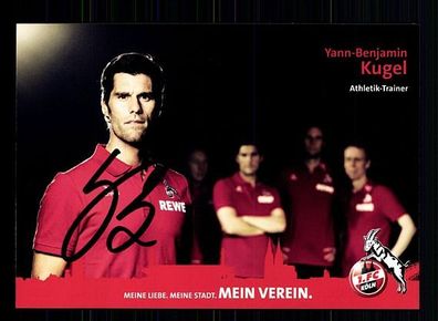 Yann-Benjamin Kugel 1. FC Köln 2013-14 Autogrammkarte + A 56485