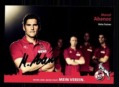 Marcel Abanoz 1. FC Köln 2013-14 Autogrammkarte + A 56486