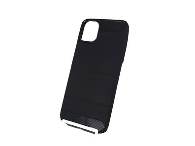 Wisam® Apple iPhone 11 Pro Max (6.5) Carbon Case Schutzhülle Hülle Schwarz