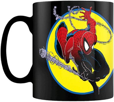 Marvel Comics - Spiderman - Farbwechsel Thermo-Keramiktasse, 315 ml