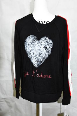 Impressionen Lauren Moshi Pullover Sweatshirt mit Seitenstreifen Gr.38 / S