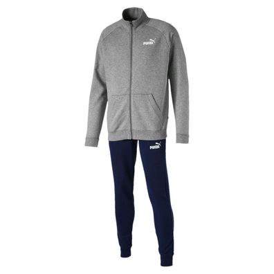 Puma Herren Clean Sweat Suit CL / Trainingsanzug 844889 Medium Grey Heather
