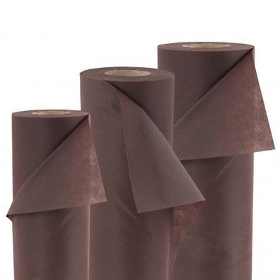 14m² Gartenvlies Unkrautvlies Mulchvlies 80g 1,4m breit braun