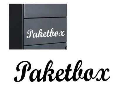 Paketbox Aufkleber Pakete Box Kennzeichnung Paket Box Aufkleber (288/6)
