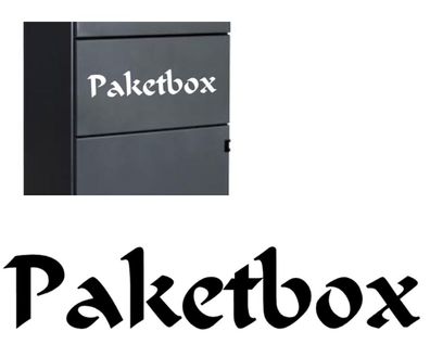 Paketbox Aufkleber Pakete Box Kennzeichnung Paket Box Aufkleber (288/5)