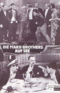 Die Marx Brothers auf See, Neues Filmprogramm
