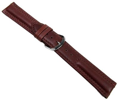 Country Ersatzband Uhrenarmband Kalbsleder Dunkelbraun 20676S