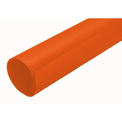 Transparentpapier orange, Rolle 50,5 x 70 cm extra stark 115 g/ qm