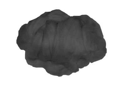 Märchenwolle / Filzwolle schwarz, 50 g