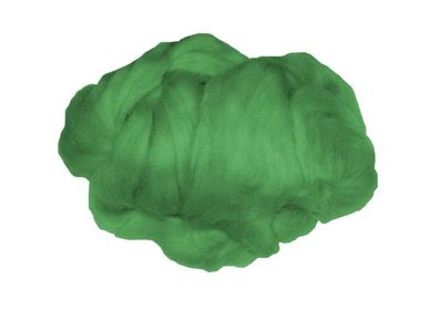 Märchenwolle / Filzwolle grün, 50 g