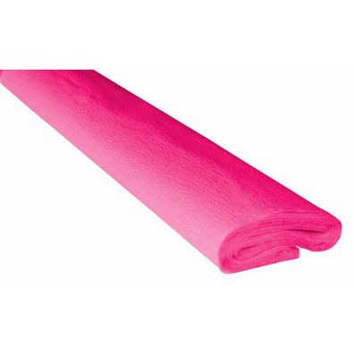 Krepppapier/ Feinkrepp pink dunkel 10 Rollen, 50 x 250 cm