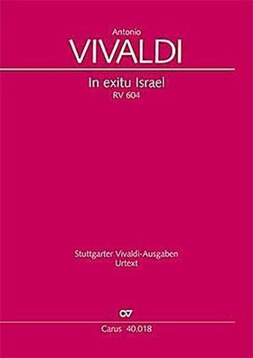 In exitu Israel (Partitur): RV 604, Antonio Vivaldi