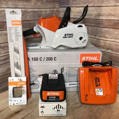 NEU STIHL MSA 160 C-BQ Schnittlänge 30 cm Akku Kettensäge 1 x AP 300 + 1 x AL 500