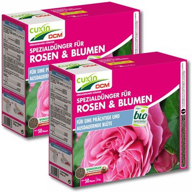 Cuxin Rosendünger und Blumendünger 6 kg organisch Biodünger Naturdünger ÖKO
