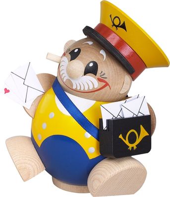 Räuchermann Schneemann mit Lebkuchenherz BxHxT 9,3cmx13,4cmx5,3cm NEU Erzgebirge