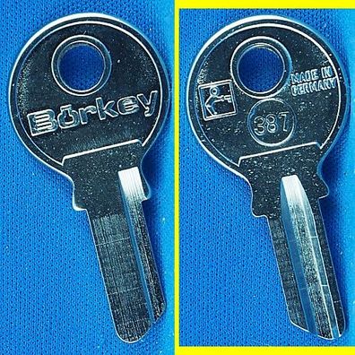 Schlüsselrohling Börkey 387 für Bomoro / ältere Fahrzeuge, Borgward, LKW