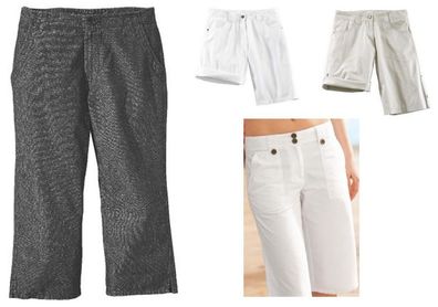 Hose Damen 2 Stück: 1x Jeans + 1xBermuda Gr. 42. NEU, ungetragen Produkte renommierte