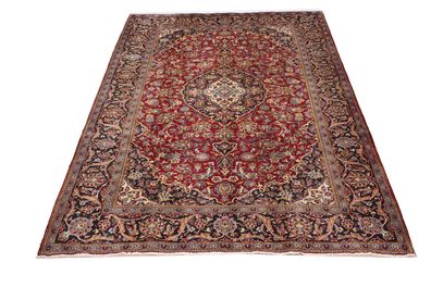 Original handgeknüpfter persischer Kashan -Teppich Maß: 3,18x2,15