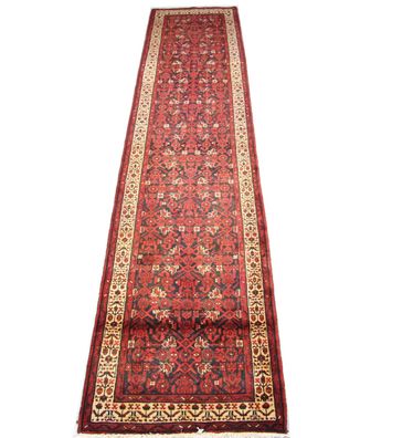 Original handgeknüpfter persischer Hamedan -Teppich Maß: 4,03x0,90
