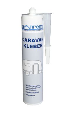 Caravan KLEBER 290ml Dichten Kleben WEISS Wohnmobil Dichtstoff