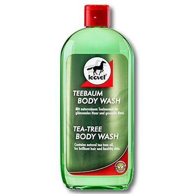 Leovet Teebaum Body Wash 500 ml Teebaumshampoo Pferdeshampoo Fellshampoo Mähne