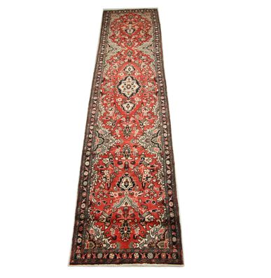 Original handgeknüpfter persischer Hamedan -Teppich Maß: 3,84x0,83